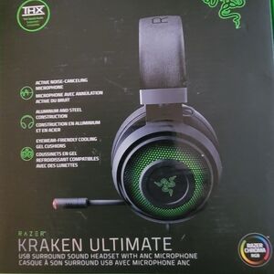 Razer Kraken Ultimate Headset — Black with Green Accents